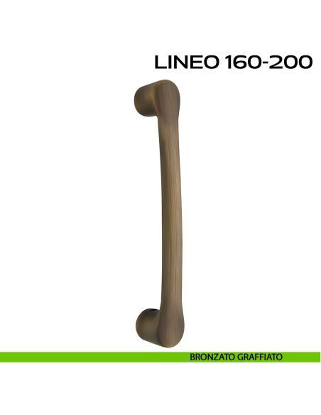 Maniglione per porta Lineo 160-200 Reguitti bronzato