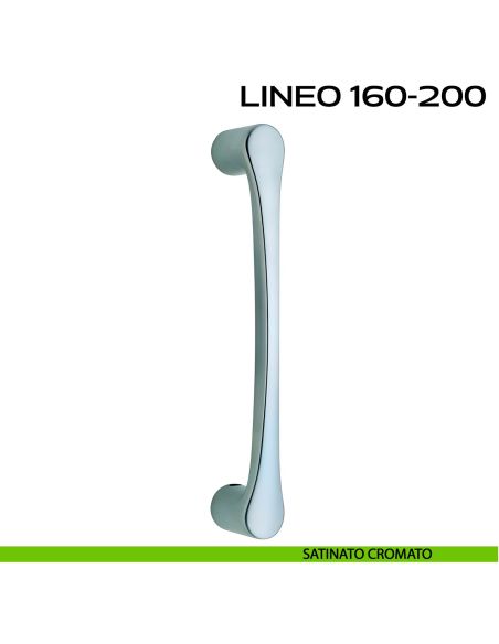 Maniglione per porta Lineo 160-200 Reguitti satinato cromato