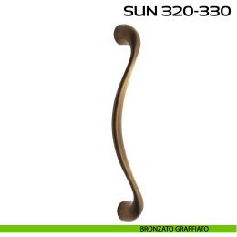 Maniglione per porta Sun 320-330 Reguitti singolo senza rosette 2