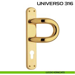 Maniglione con placca yale per porta Universo 316 Reguitti 2