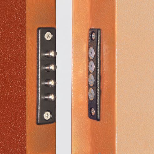Coppia contatti elettrici a 4 poli per porta tagliafuoco Ninz 2608002.002