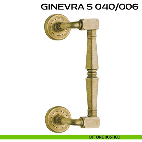 Maniglione per porta Ginevra S 040 Reguitti zancato rustico