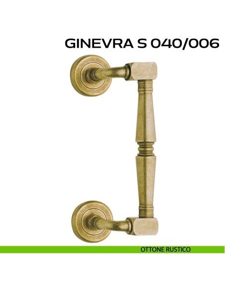 Maniglione per porta Ginevra S 040 Reguitti zancato rustico