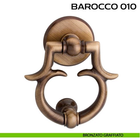 Battente per porta Barocco 010 Reguitti bronzato