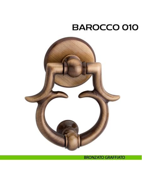 Battente per porta Barocco 010 Reguitti bronzato
