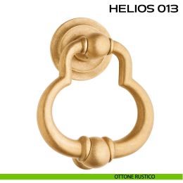 Battente per porta Helios 013 Reguitti con rosetta artistica ø 72 mm 2