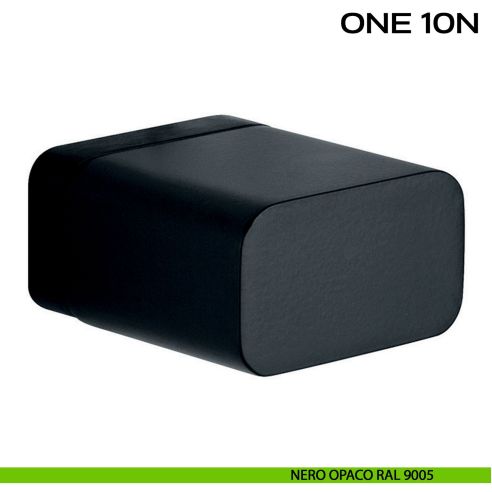 Pomolo per porta girevole One 10N Reguitti nero opaco