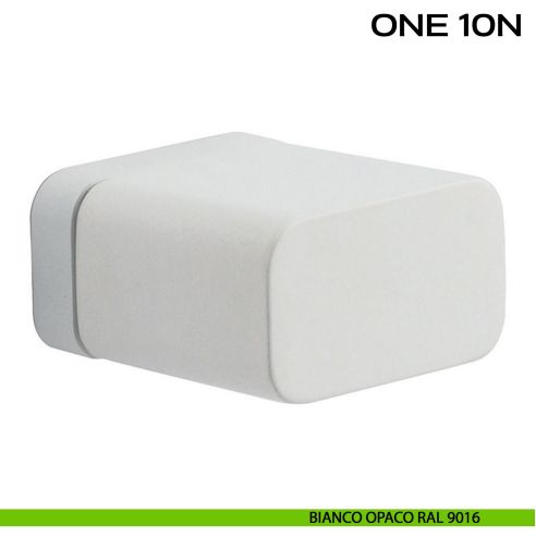 Pomolo per porta girevole One 10N Reguitti bianco opaco