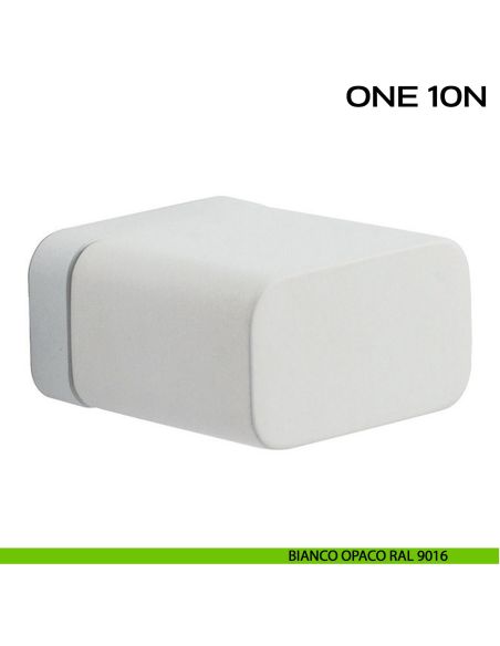 Pomolo per porta girevole One 10N Reguitti bianco opaco