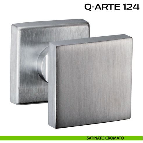 Pomolo per porta fisso Q-Arte 124 Reguitti satinato