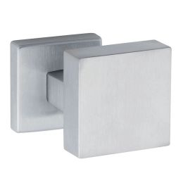 Pomolo per porta fisso Quadro S 354 Reguitti con rosetta quadrata