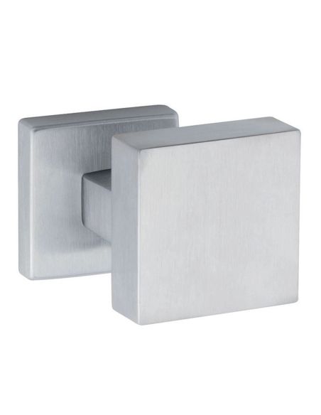 Pomolo per porta fisso Quadro S 354 Reguitti con rosetta quadrata