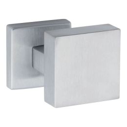 Pomolo per porta girevole Quadro S 354 Reguitti con rosetta quadrata