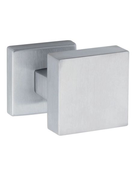 Pomolo per porta girevole Quadro S 354 Reguitti con rosetta quadrata