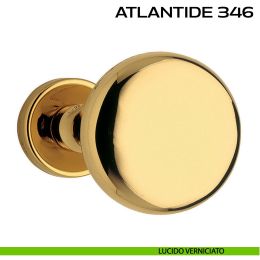 Pomolo per porta fisso Atlantide 346 Reguitti con rosetta tonda 2