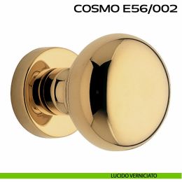 Pomolo per porta fisso Cosmo E56 Reguitti diametro 55 mm rosetta tonda a pressione 2