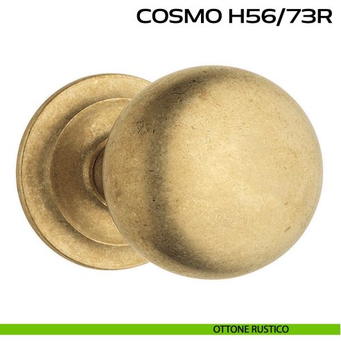 Pomolo fisso diametro 71 mm per porta Cosmo H56 Reguitti rustico