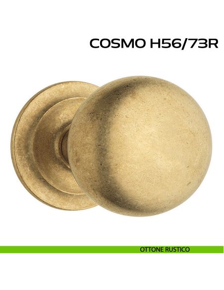Pomolo fisso diametro 71 mm per porta Cosmo H56 Reguitti rustico