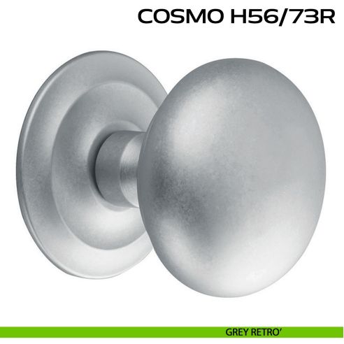Pomolo fisso diametro 71 mm per porta Cosmo H56 Reguitti grey