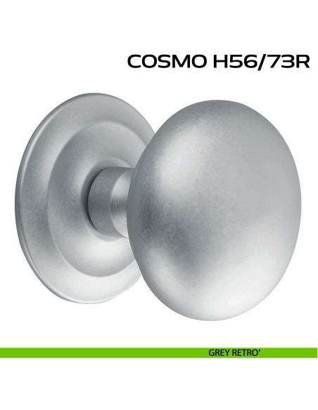 Pomolo fisso diametro 71 mm per porta Cosmo H56 Reguitti grey