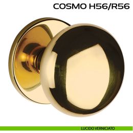 Pomolo per porta fisso Cosmo H56 Reguitti con rosetta diametro 71 mm 2