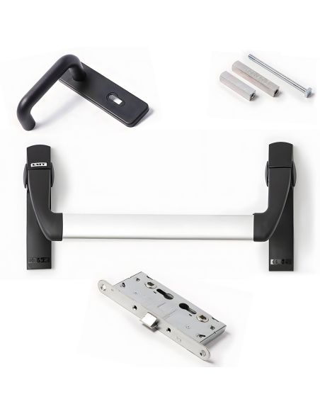 Kit maniglione antipanico Twist TW BM per porta tagliafuoco anta singola o attiva Ninz 4204301.031