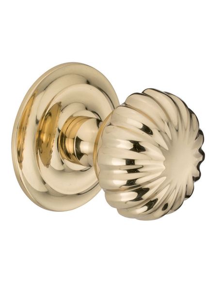 Pomolo per porta fisso Margherita H57 Reguitti diametro 75 mm con rosetta diametro 73 mm
