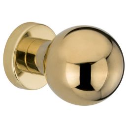 Pomolo girevole diametro 50 mm per porta Sfera C59 Reguitti con rosetta tonda