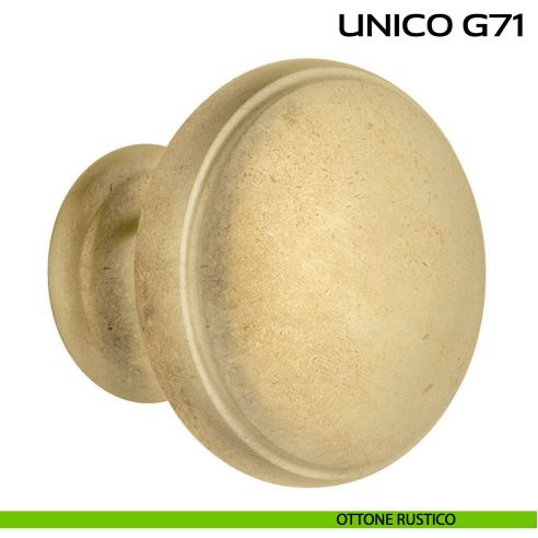 Pomolo per porta fisso Unico G71 Reguitti rustico