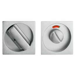 Placche incasso quadrate con nottolino 508 Reguitti con libero/occupato