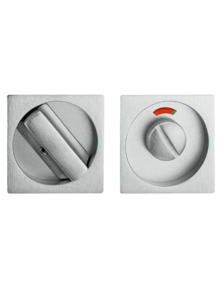 Placche incasso quadrate con nottolino 508 Reguitti con libero/occupato