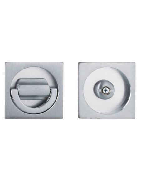 Placche incasso quadrate con nottolino ad anello Reguitti 575