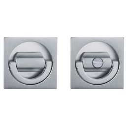 Placche incasso quadrate con nottolino ad anello e folle Reguitti 578