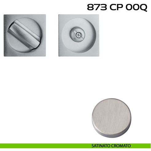 Placche incasso quadrate con nottolino Reguitti 873 cromato