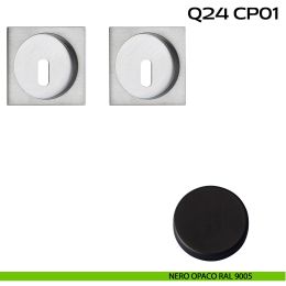 Kit placche incasso quadrate foro chiave Reguitti Q24 2