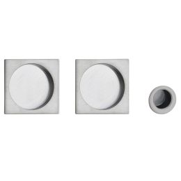 Kit placche incasso quadrate cieche Reguitti Q24 con frontalino di trascinamento