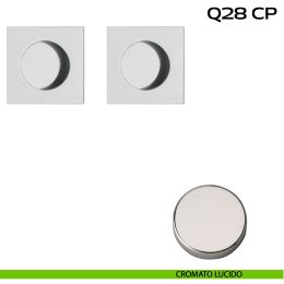 Kit placche incasso quadrate cieche Reguitti Q28 2