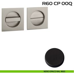Placche incasso quadrate con nottolino Reguitti R60 2