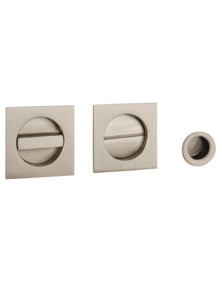 Kit placche incasso quadrate con nottolino Reguitti R60 con frontalino di trascinamento