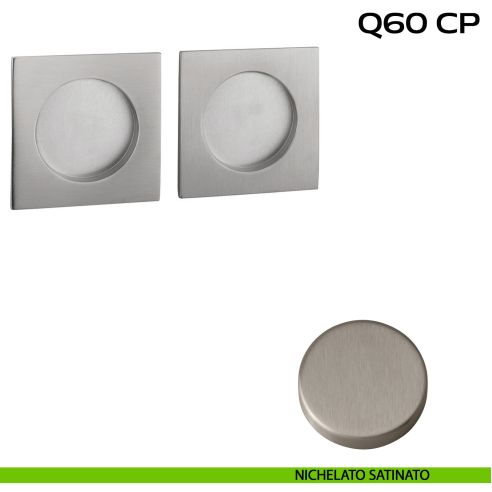 Kit placche incasso quadrate cieche Reguitti Q60