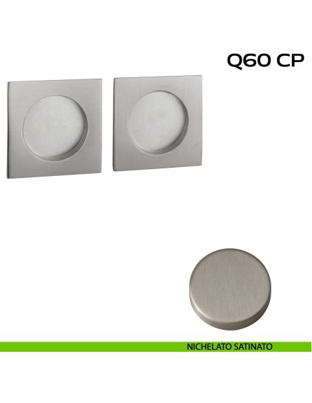 Kit placche incasso quadrate cieche Reguitti Q60