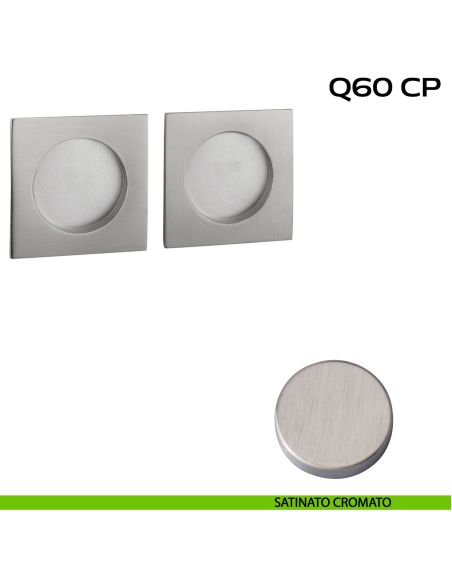 Kit placche incasso quadrate cieche Reguitti Q60