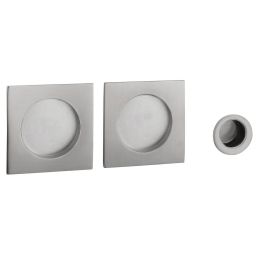 Kit placche incasso quadrate cieche Reguitti Q60 con frontalino di trascinamento