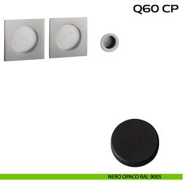 Kit placche incasso quadrate cieche Reguitti Q60 con frontalino di trascinamento 2