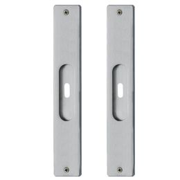 Kit placche incasso rettangolari con foro chiave Reguitti 252