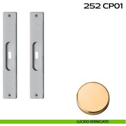 Kit placche incasso rettangolari con foro chiave Reguitti 252 2
