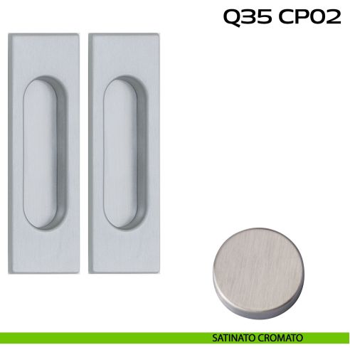 Kit placche incasso rettangolari cieche Reguitti Q35