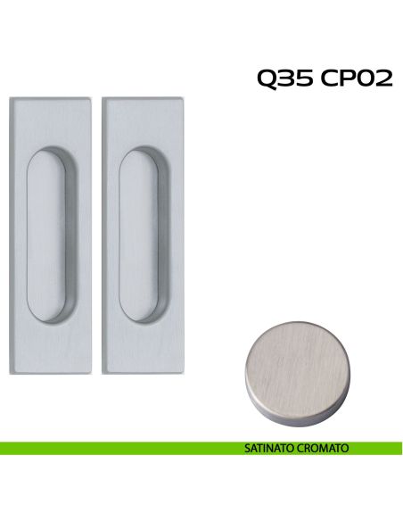 Kit placche incasso rettangolari cieche Reguitti Q35