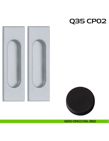 Kit placche incasso rettangolari cieche Reguitti Q35