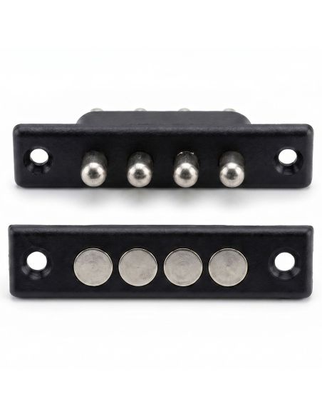 Coppia contatti elettrici a 4 poli per porta tagliafuoco Ninz 2608002.002